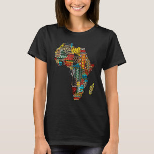 Camiseta Africanos Dashiki Pattrens História Negra Mês Teto