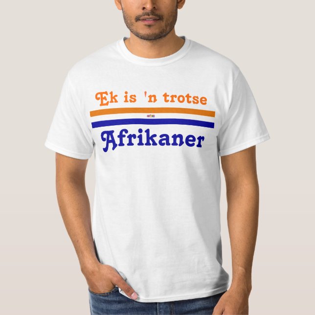 Camiseta Afrikaner de Trotse (Frente)