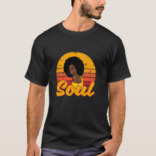 Camiseta Afro Afro Disco Soul Mela, afro Americano dos anos