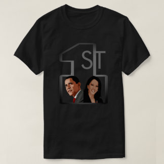 Camiseta Afro-Americana de 1rua e Vice-Pres