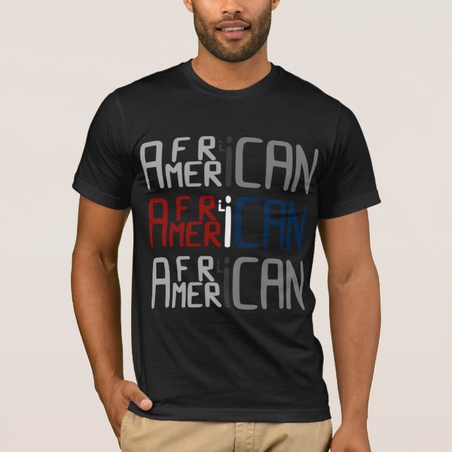Camiseta Afro-americano (Frente)