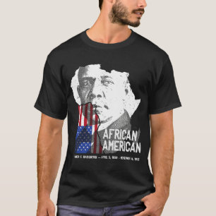 Camiseta Afro-Americano Booker T Washington Black History