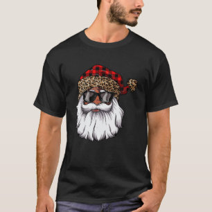 Camiseta Afro-americano Papai Noel Negro Natal Leopa