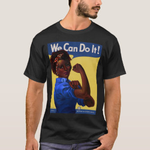 Camiseta Afro-Americano Rosie, o Ribeirão que podemos fazer