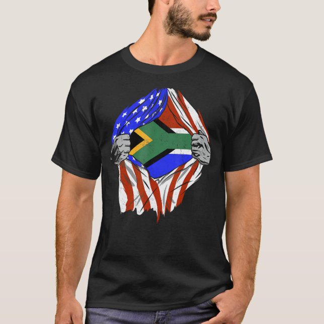 Camiseta Afro-Americano Sinalizadores História Negra (Frente)