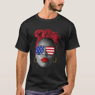 Camiseta Afro-americanos História Negra Eu Sou História Neg