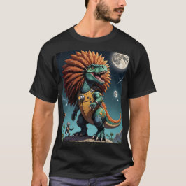 Camiseta Afro Dino Cosmic Warrior Tee