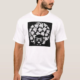 Camiseta Afro Diva Preto e Branco