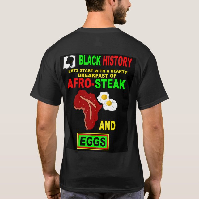 CAMISETA AFRO DO PESCOÇO E OVOS (Verso)