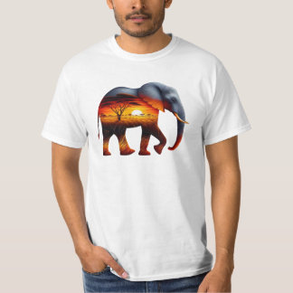 Camiseta Afro-Elefante