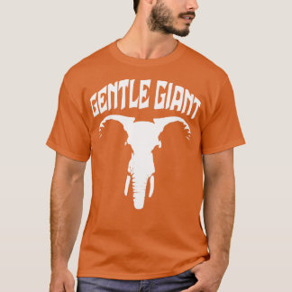Camiseta Afro-Elefante Face Gentil Gigante