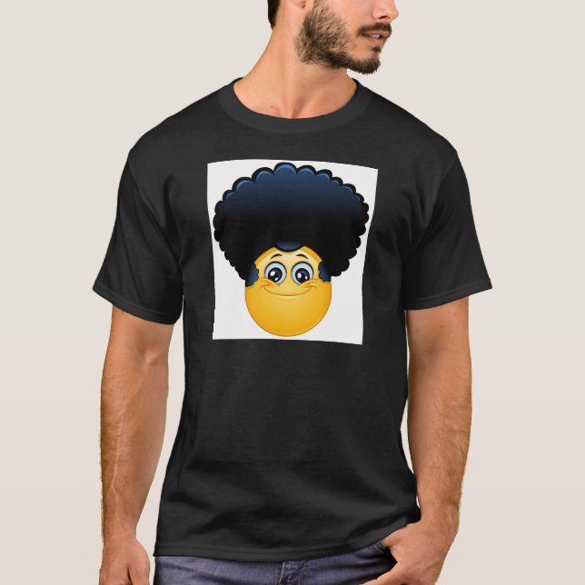 Camiseta afro emoji (Frente)