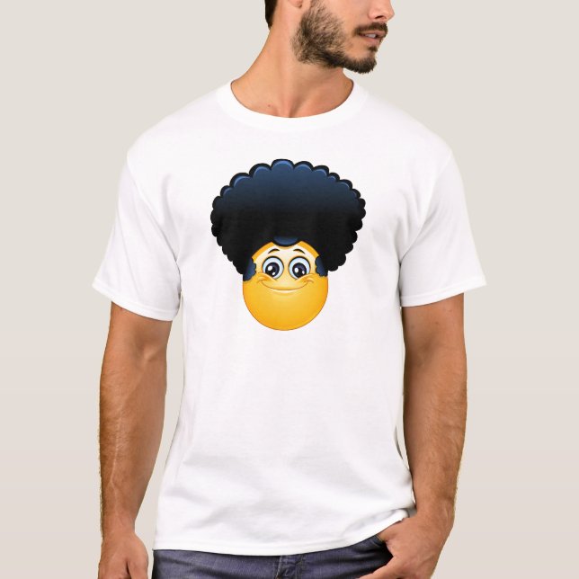 Camiseta afro emoji (Frente)