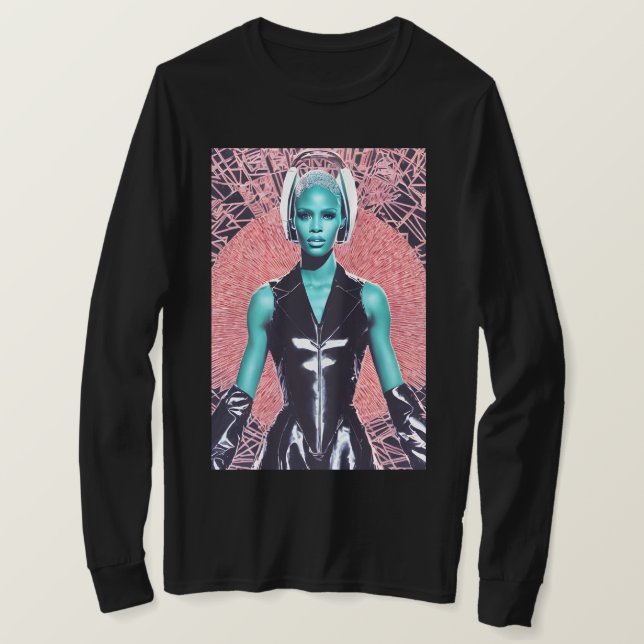 Camiseta Afro Futuro (Frente do Design)