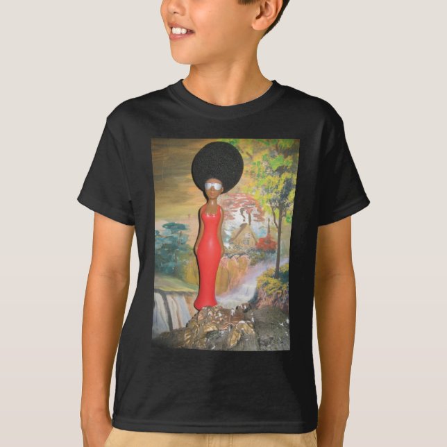 Camiseta Afro Glam: Uma Beleza Eterno (Frente)
