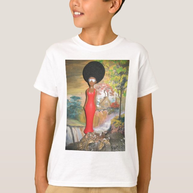 Camiseta Afro Glam: Uma Beleza Eterno (Frente)