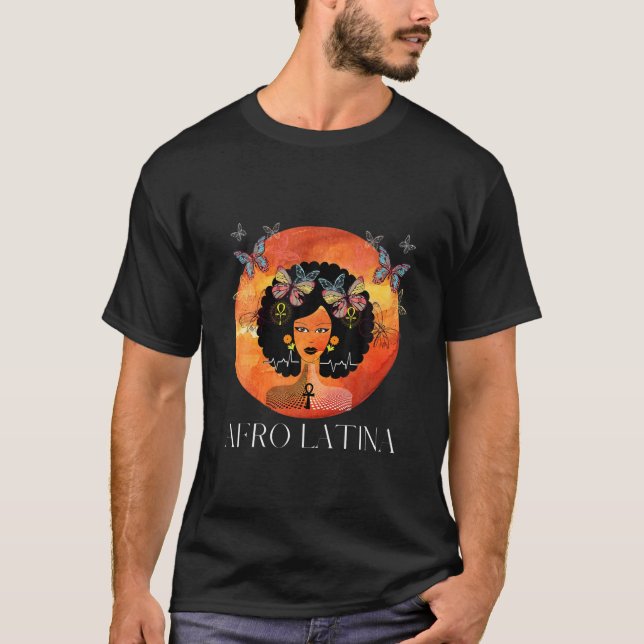 Camiseta Afro Latina - Capacitado E Unificado La Alma Soul (Frente)