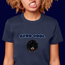 Afro-Legal - Camisa-Ajustado fina para mulheres Ma