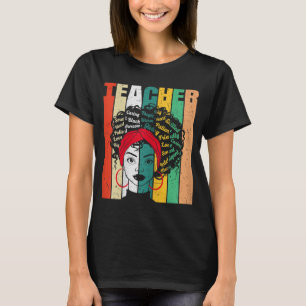 Camiseta Afro Love Melanin African American Women Black Tea