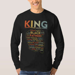 Camiseta Afro Natural Africano-Americano Negro Forte