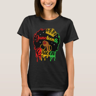 Camiseta Afro natural Décima Décima Décima Rainha América A