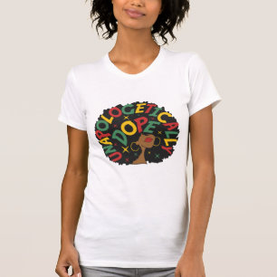 Camiseta Afro Negro Afro-se sem desculpas