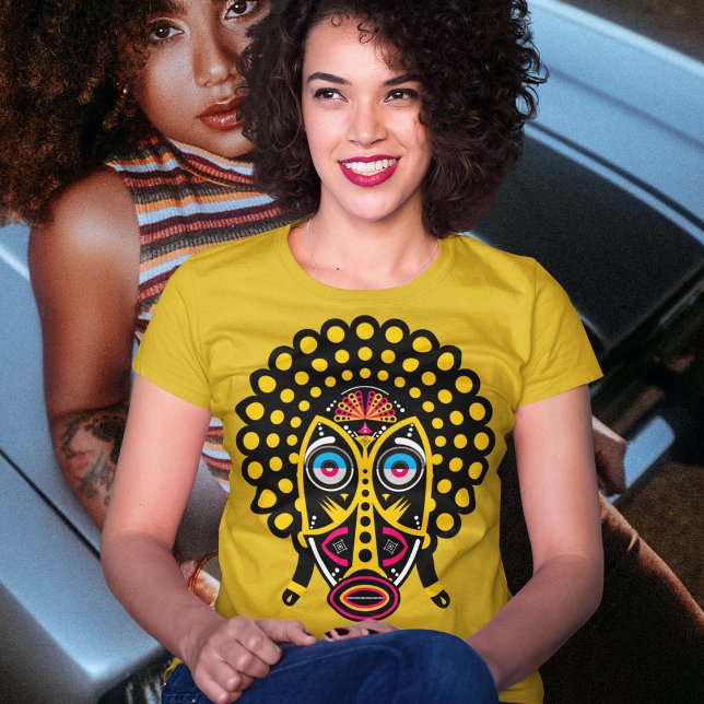 Camiseta Afro Pop Tribe (Criador carregado)