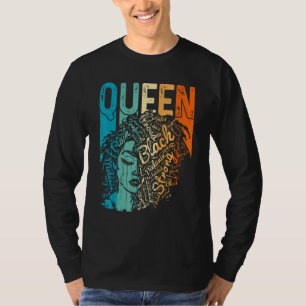 Camiseta Afro Queen Melanin Black Girl Magic African Black