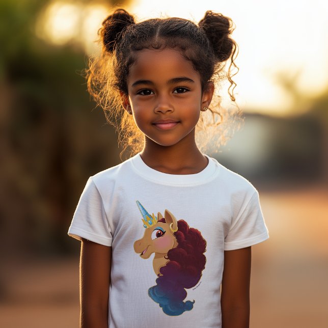 Camiseta Afro Unicorn | Divine o Unicórnio (Criador carregado)
