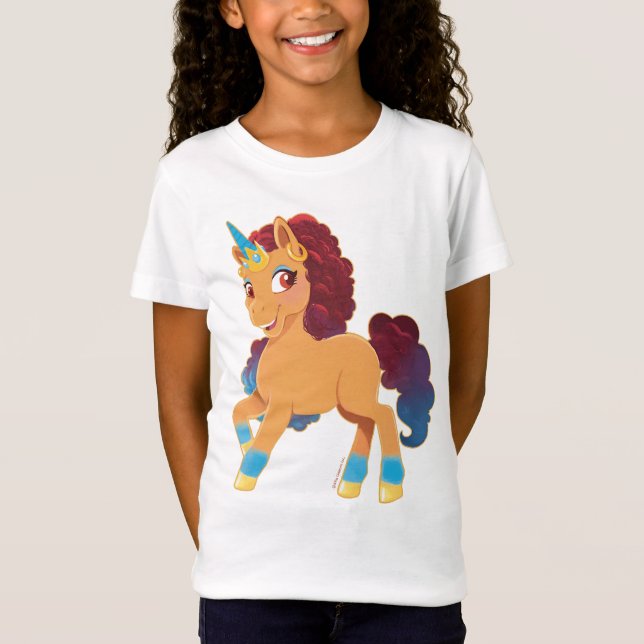 Camiseta Afro Unicorn | Divino Prancing (Frente)