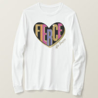 Afro Unicorn Fierce Heart Design