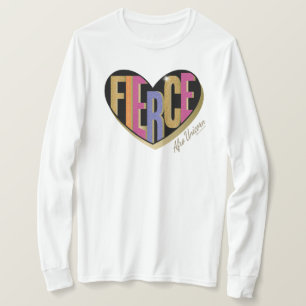 Camiseta Afro Unicorn Fierce Heart Design