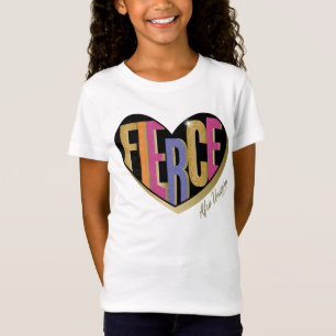 Camiseta Afro Unicorn Fierce Heart Design