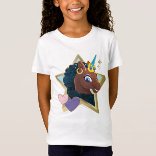 Camiseta Afro Unicorn Magical Star
