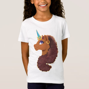Camiseta Afro Unicorn   Único