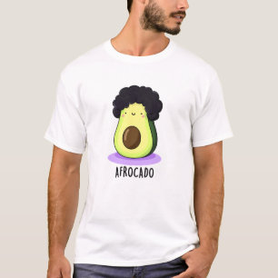 Camiseta Afrocado Engraçado Avocado Com Afro Pun