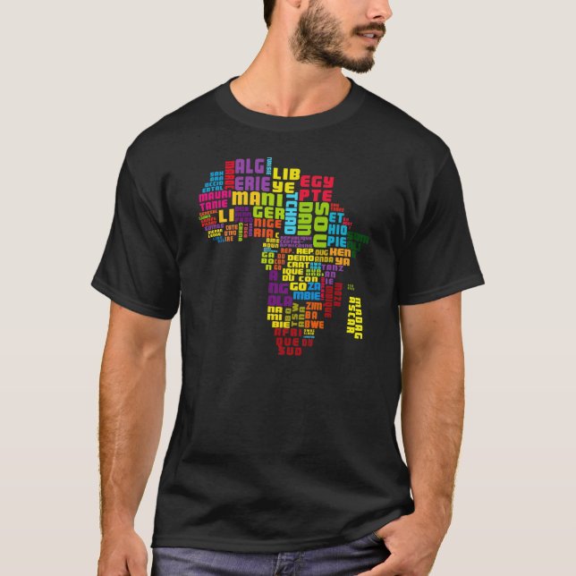 Camiseta Afrocolorz (Frente)