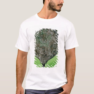 Camiseta Afrodite que persuade Helen seguir Paris a