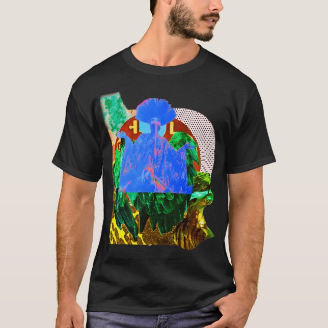 Camiseta Afrofuturismo c/asas v2 (Frente)