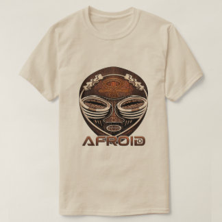 Camiseta Afroid - Afrofuturismo Máscara Africana Cibertriba
