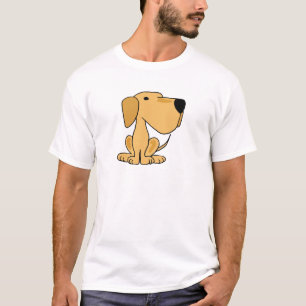 Camiseta AG cão de filhote de cachorro amarelo