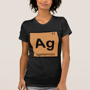 Camiseta Ag - Química grega Agamemnon Mesa periódica
