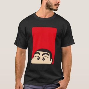 Camiseta ÀGaã€‘Crayon Shin-Chan Rosto do Shin-Chan