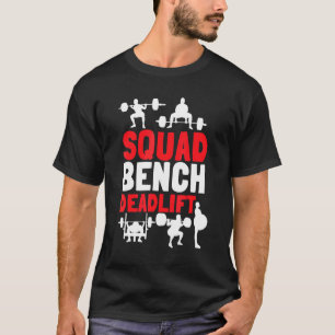 Camiseta Agachamento Banco E Supino Levantamento Terra 2
