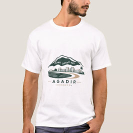 Camiseta Agadir Marrocos | Moda de Rua de Viagem