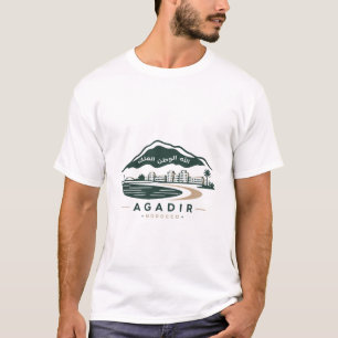 Camiseta Agadir Marrocos Moda de Rua de Viagem