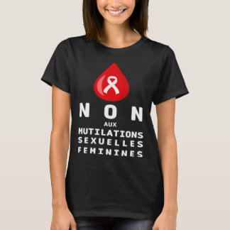 Camiseta Against Female Genital Mutilation Stop FGM Solidar