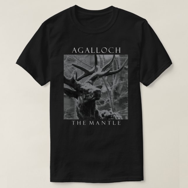 CAMISETA AGALLOCH BAND (Frente do Design)