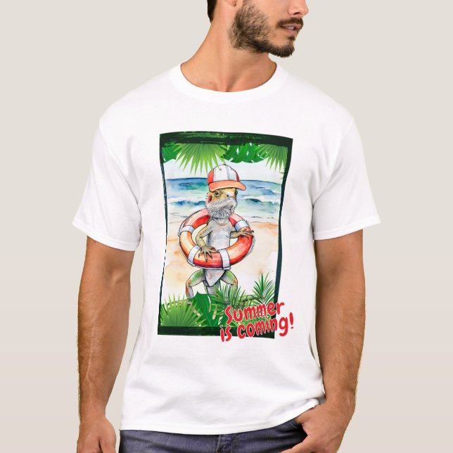 Camiseta Agama "Summer está chegando!" (Frente)