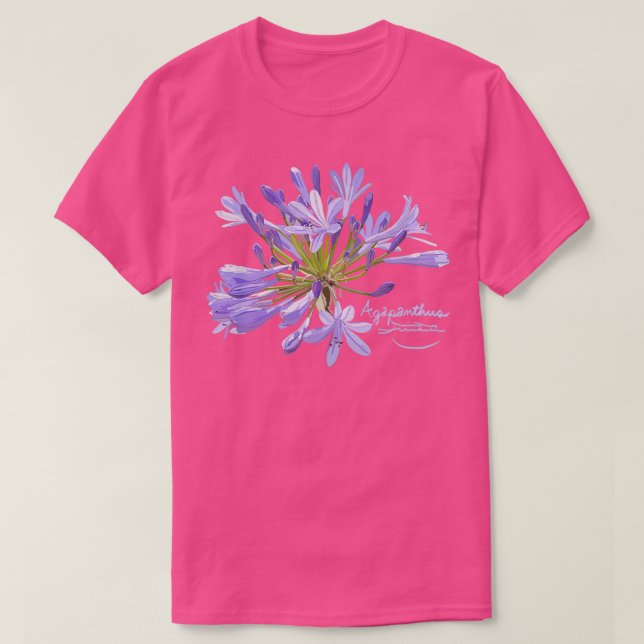 Camiseta Agapanthus (Frente do Design)